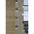 ALTANKA - Abri de jardin en bois - 30m2 - 6x5m - Ep. 40mm - Couleur: naturel - DOM748 - vignette