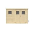 ALTANKA - Abri de jardin en bois 4.86 m2 - 2.7x1.8 m - Couleur: naturel - DOM421 - vignette