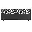 ID MARKET - Panneau décoratif universel 150 x 50 CM FLOWER gris semi ajouré sur le côté - vignette