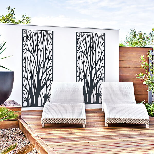 ID MARKET - Panneau décoratif universel 150 x 50 CM ERA gris - large