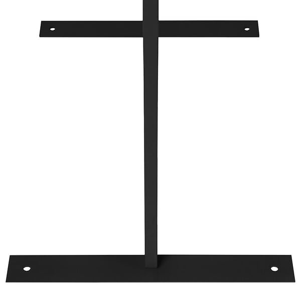 ID MARKET - Panneau décoratif universel 150 x 50 CM LIS noir mat - large