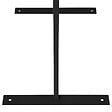 ID MARKET - Panneau décoratif universel 150 x 50 CM LIS noir mat - vignette