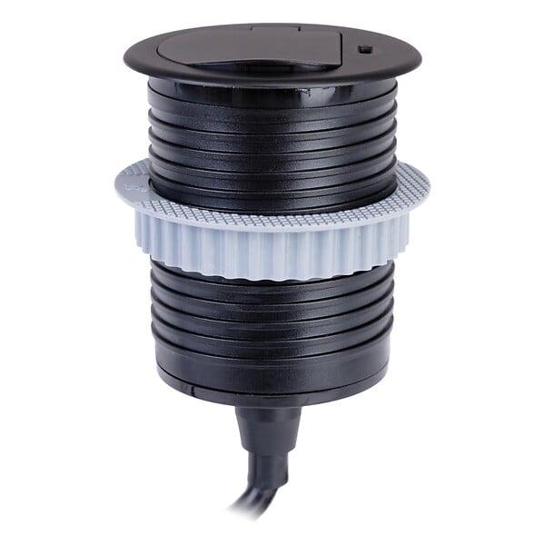 OTIO - Bloc prise encastrable + clapet + port USB-C - Noir - Otio - large