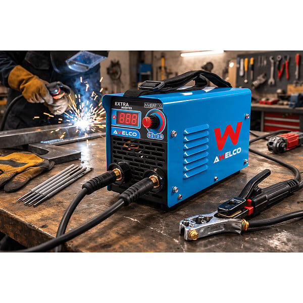 AWELCO - Kit Poste à souder 200A Inverter MMA IGBT + Masque de soudure + 65 Électrodes Rutile : Ø2.5x300 / Ø3.25x300mm AWELCO - large