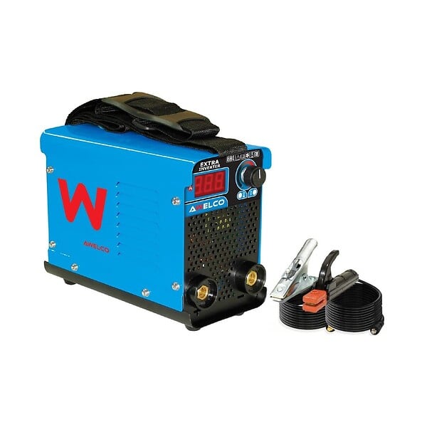 AWELCO - Kit Poste à souder 200A Inverter MMA IGBT + Masque de soudure + 65 Électrodes Rutile : Ø2.5x300 / Ø3.25x300mm AWELCO - large