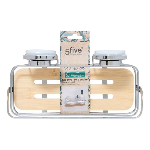 5 FIVE SIMPLY SMART - Etagère rectangulaire Venterra bambou - large