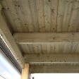 DIRECT-ABRIS - Carport Adosse Bois RIVERSIDE - 2 Voitures - 548 x 550 - Abris Voiture - Feutre Bitumeux sur les Voliges - Bandeau de Finition - Toit Plat - vignette
