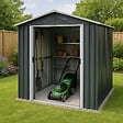 WERKAPRO - Abri jardin métal 10,4m2  3,24 x 3,22 x h2,05m - vignette
