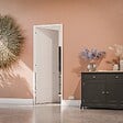 COULICOOL - Bloc-Porte Blanc Laqué Damier H. 204 x l. 73 cm - Poussant Gauche - vignette