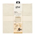 5 FIVE SIMPLY SMART - Boîte Mix'n Modul 31x31cm beige tissu et carton - vignette