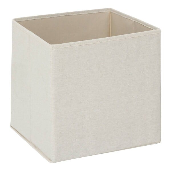 5 FIVE SIMPLY SMART - Boîte de rangement Mix'n modul 31x31cm relief bali beige - large