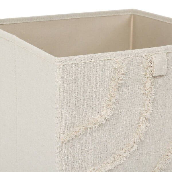 5 FIVE SIMPLY SMART - Boîte de rangement Mix'n modul 31x31cm relief bali beige - large