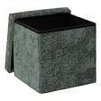 5 FIVE SIMPLY SMART - Pouf Mix'n Modul 31x31cm vert foncé - vignette