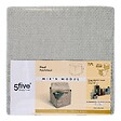 5 FIVE SIMPLY SMART - Pouf Mix'n Modul 31x31cm beige - vignette