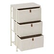 5 FIVE SIMPLY SMART - Rangement Tissa beige 3 tiroirs - vignette