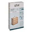 5 FIVE SIMPLY SMART - Commode Framy 3 tirois bois foncé - vignette