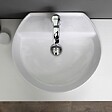 KIAMAMI VALENTINA - Lavabo Ovale À Poser En Céramique 44 Cm De Profondeur - vignette