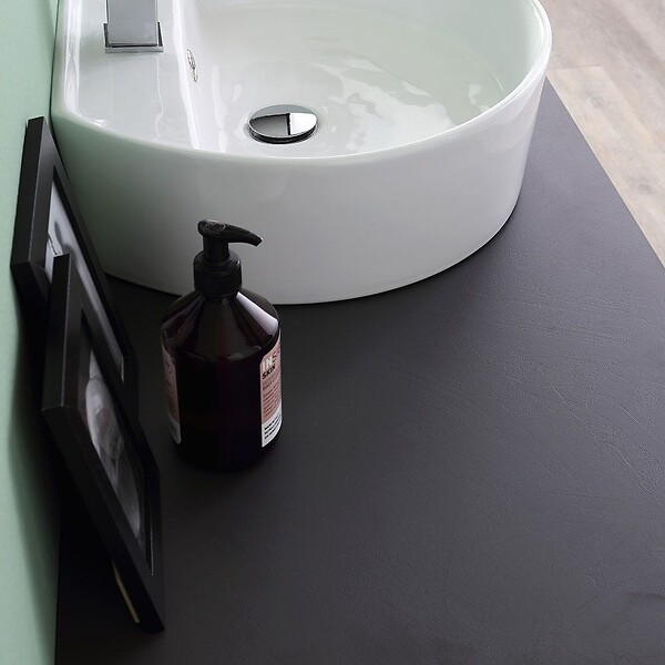 KIAMAMI VALENTINA - Lavabo Ovale À Poser En Céramique 44 Cm De Profondeur - large