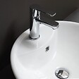 KIAMAMI VALENTINA - Lavabo À Poser Design Rond Céramique Blanc - vignette