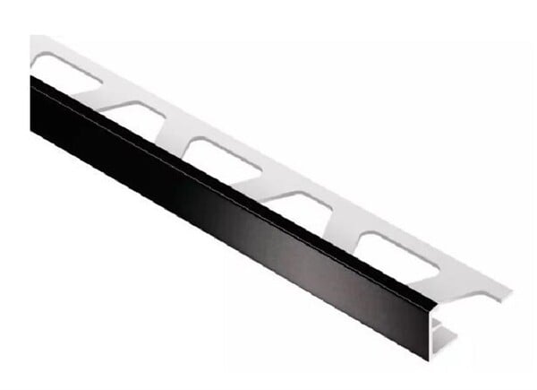 SCHLUTER - Profilé de finition SCHIENE-AC 110 - Coloris: noir graphite mat - hauteur: 11mm - longueur: 2,5ML- réf : A110MGS - SCHLUTER - large