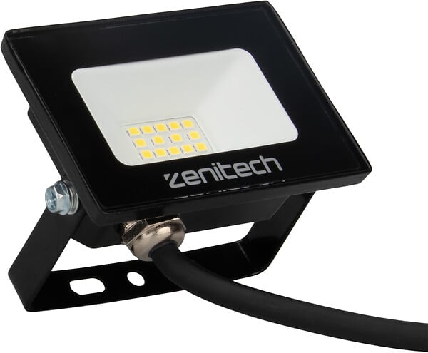 ZENITECH - Projecteur LED 900 LM IP65 - Noir - large