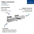 VILLEROY ET BOCH - Mitigeur bain douche thermostatique  Universal carré Chrome - vignette