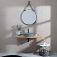 KIAMAMI VALENTINA - Lavabo Rond À Poser Gris Bleuté - vignette