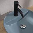 KIAMAMI VALENTINA - Lavabo Rond À Poser Gris Bleuté - vignette