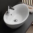 KIAMAMI VALENTINA - Lavabo À Poser En Céramique Au Design Luxueux - vignette