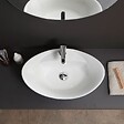 KIAMAMI VALENTINA - Lavabo À Poser En Céramique Au Design Luxueux - vignette