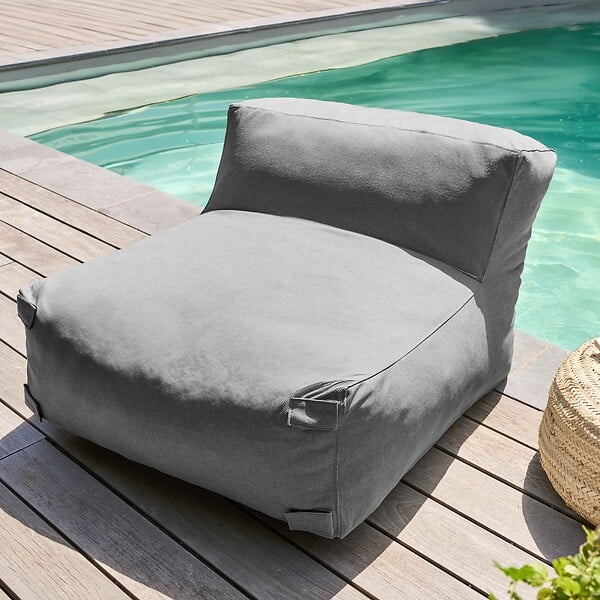 OVIALA - Salon de jardin modulable 4 places gris - Mixi - large