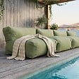 OVIALA - Salon de jardin modulable 4 places vert cactus - Mixi - vignette