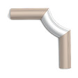 ORAC DECOR - Angle Arrondi Pour Cimaise P801c - L19,8 X H2,6 X L11 Cm - Orac Decor - vignette