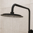 AURLANE - Colonne de douche Mécanique finition Noire Mate - 133x28x52 cm - MOLLY BLACK - vignette