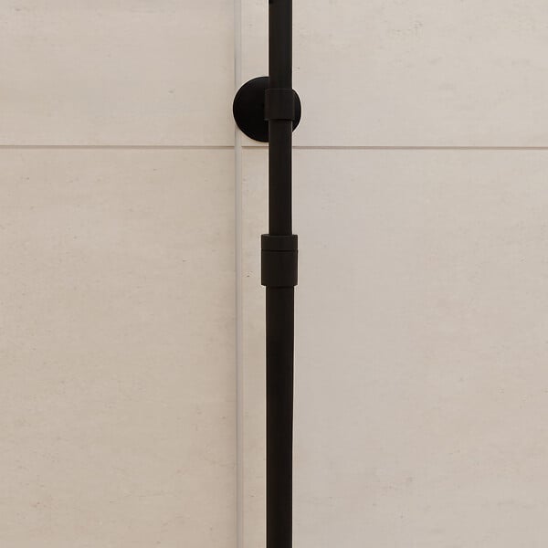AURLANE - Colonne de douche Mécanique finition Noire Mate - 133x28x52 cm - MOLLY BLACK - large