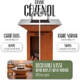 GRILL'CHIC - GRILL'CHIC - Pack Privilège Brasero Cévenol Corten Bois Carré - Simple Cuve - Avec Bâche + Grille + Stop Food Inclus - À Assembler - Fabriqué en France - 74 L x 74 P x 89 H cm - vignette