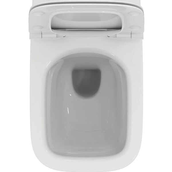 IDEAL STANDARD - WC suspendu sans bride I.Life B RimLS+ avec abattant frein de chute - large