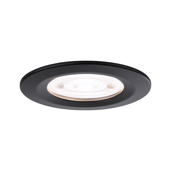 PAULMANN - Spot encastré LED Nova GU10 Flat IP44 3x4,9W 3x550lm 230V  4000K Noir mat - large