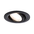 PAULMANN - Spot encastré LED FixedLED Kit de 3 orientable 25° 3x4,8W 3x440lm 230V  3000K Noir - vignette