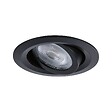 PAULMANN - Spot encastré LED FixedLED Kit de 3 orientable 25° 3x4,8W 3x440lm 230V  3000K Noir - vignette