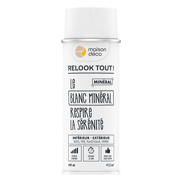 MAISON DECO - RELOOK TOUT MINERAL BLANC 400ml - large