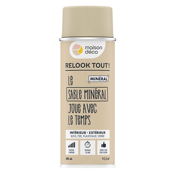MAISON DECO - RELOOK TOUT MINERAL SABLE 400ml - large
