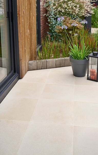 NEXTERIA - Dalle sabline béton 50x50cm - Ton pierre - Ep.2,3cm - large