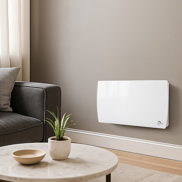 SANNOVER - Radiateur Electrique Mural en Verre Sorimo NF 2000 W Blanc Sannover - large