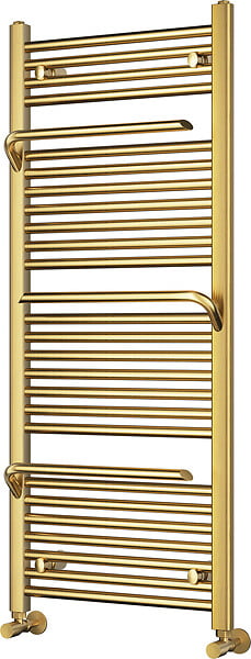 OTITEC - Sèche-serviettes électrique – 120 x 50 cm – Doré – 500W - Avec thermostat connecté - SUDO - large