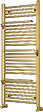 OTITEC - Sèche-serviettes électrique – 120 x 50 cm – Doré – 500W - Avec thermostat connecté - SUDO - vignette