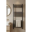 OTITEC - Sèche-serviettes électrique – 120 x 50 cm – Noir – 500W - Avec thermostat connecté - ELEGANT - vignette