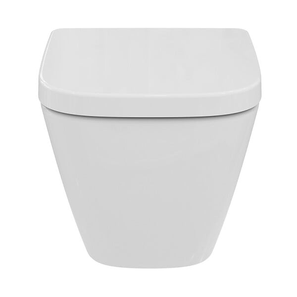IDEAL STANDARD - WC suspendu compact sans bride I.Life S RimLS+ avec abattant frein de chute - large