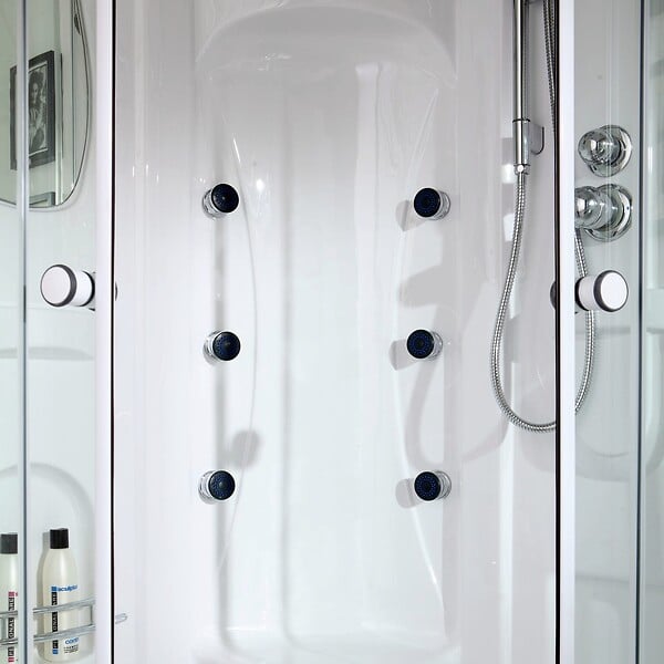 KIAMAMI VALENTINA - Cabine De Douche 90X90 Avec Hydromassage Et Bain-Vapeur | Vesuvio - large