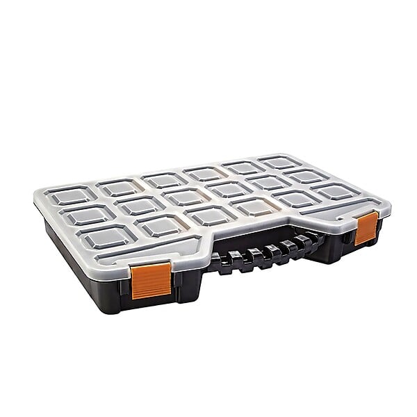 WERKAPRO - Boîte de rangement compartimentée  18 pouces (42 x 29,5 x 6 cm) - large